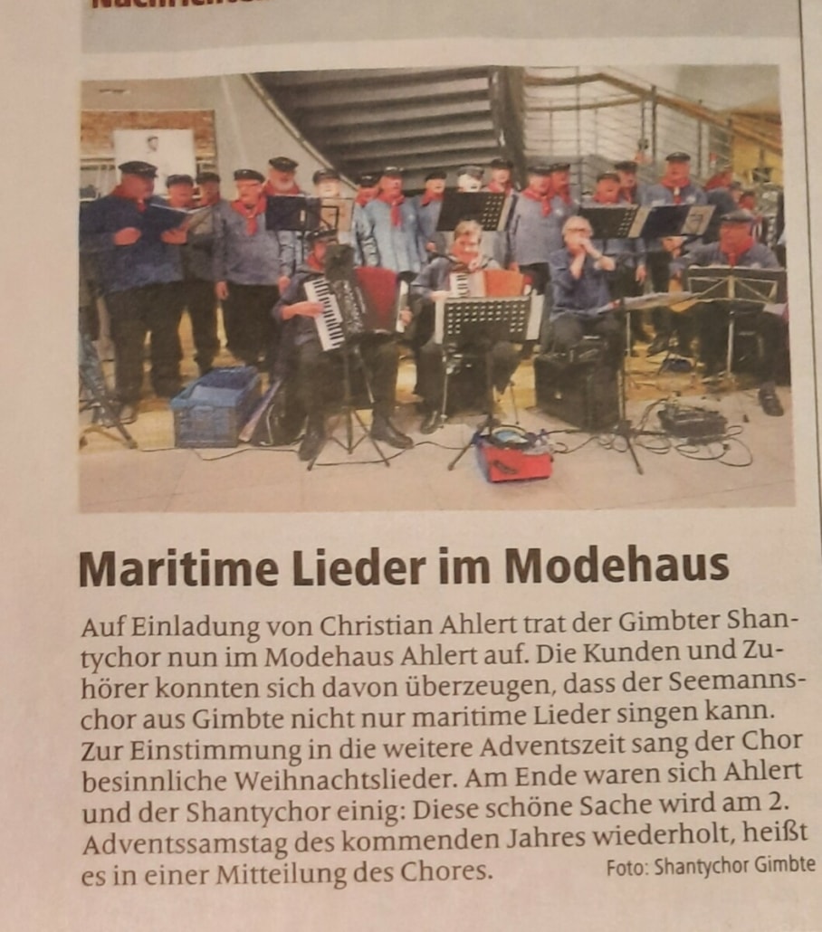 2023 Auftritt Modehaus Ahlert